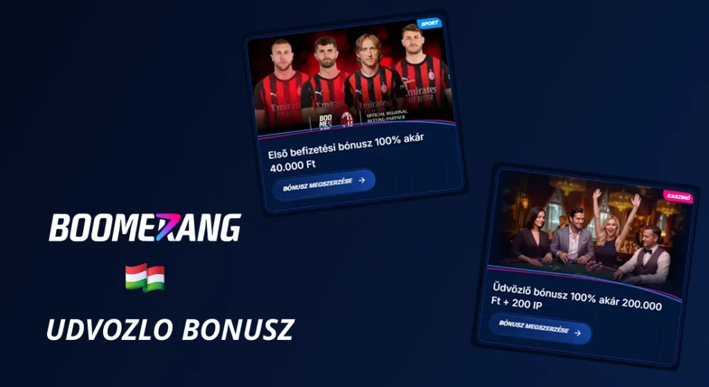 Üdvözlő bónusz Magyarországon